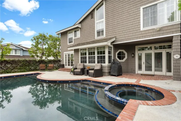 Sprawling backyard with pool and spa!