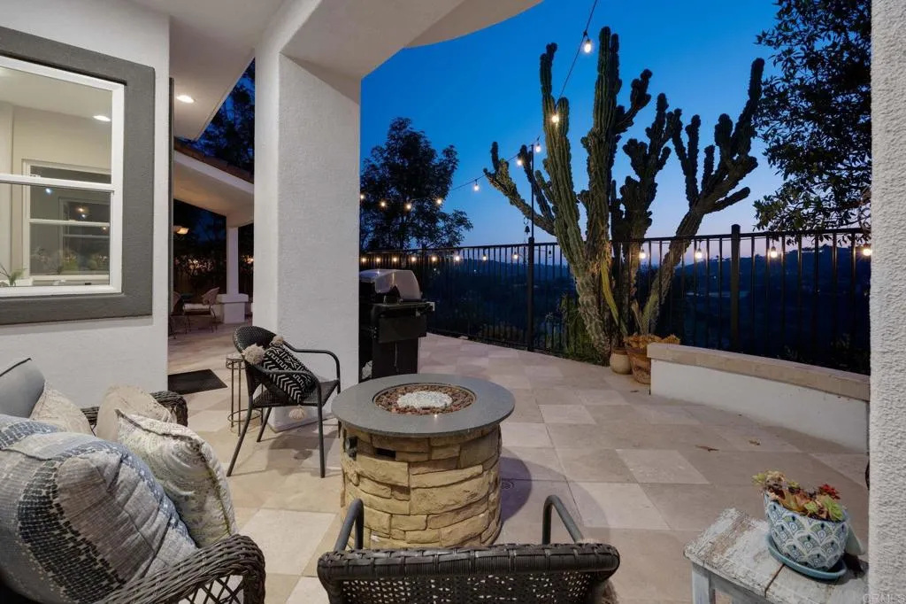 Back covered patio