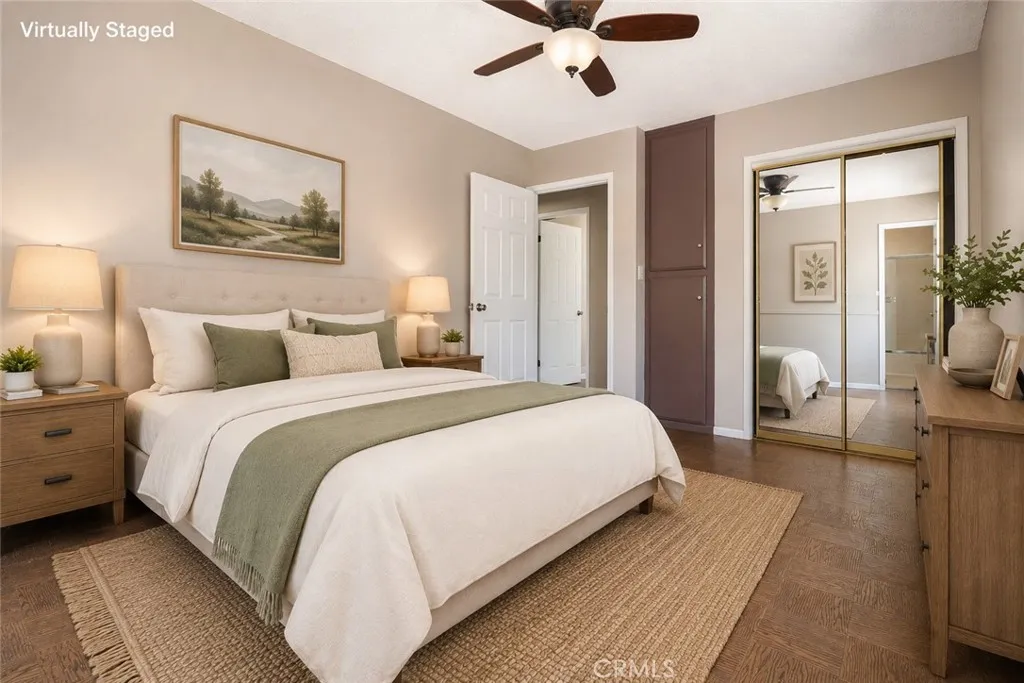 Unit # 481: Primary Bedroom. Virtually Staged