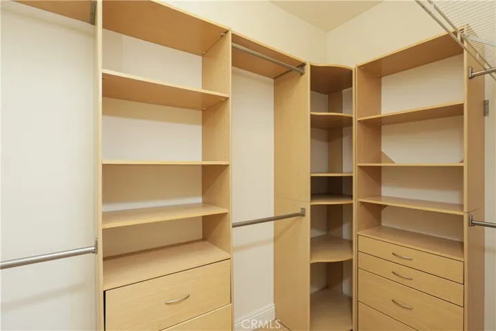 Primary closet