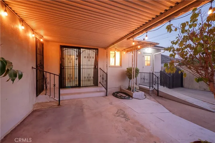 another view of the back patio