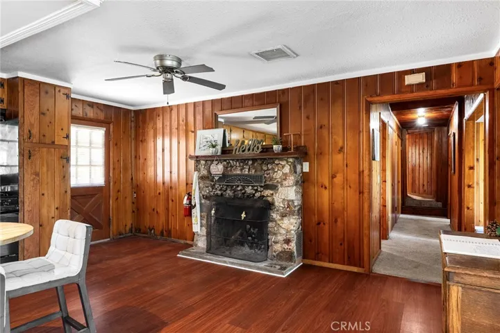 Entry Way and Fireplace