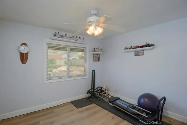 Secondary bedroom (or workout room)