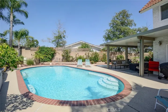 Sparkling pool ready for summer fun