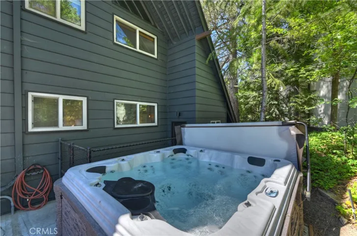 Spa In Backyard