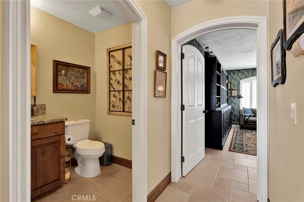 Guest bathroom & office/den
