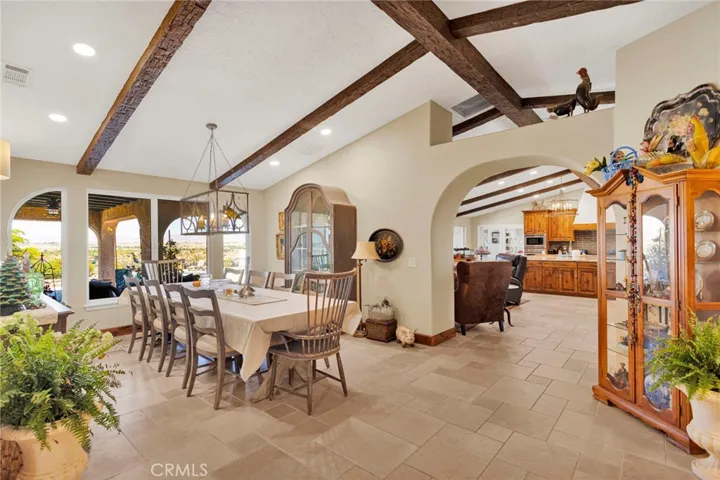 Entry foyer and dining room