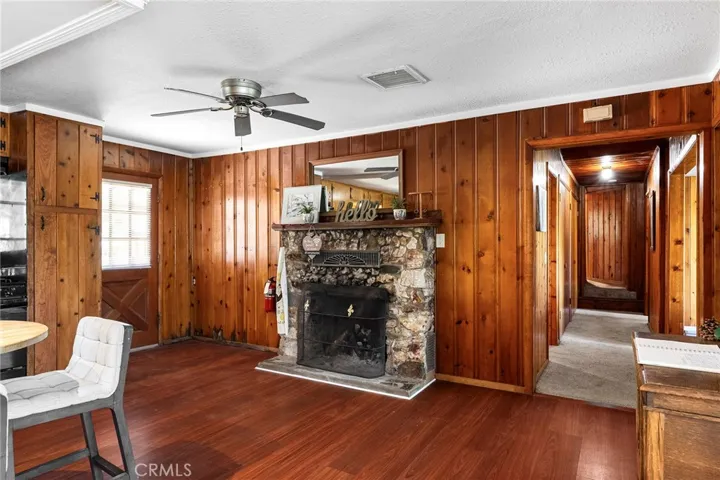 Entry Way with Fireplace