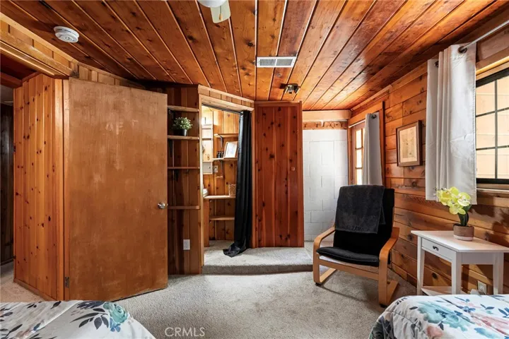 Third Bedroom Bathroom Area and Door to Backyard