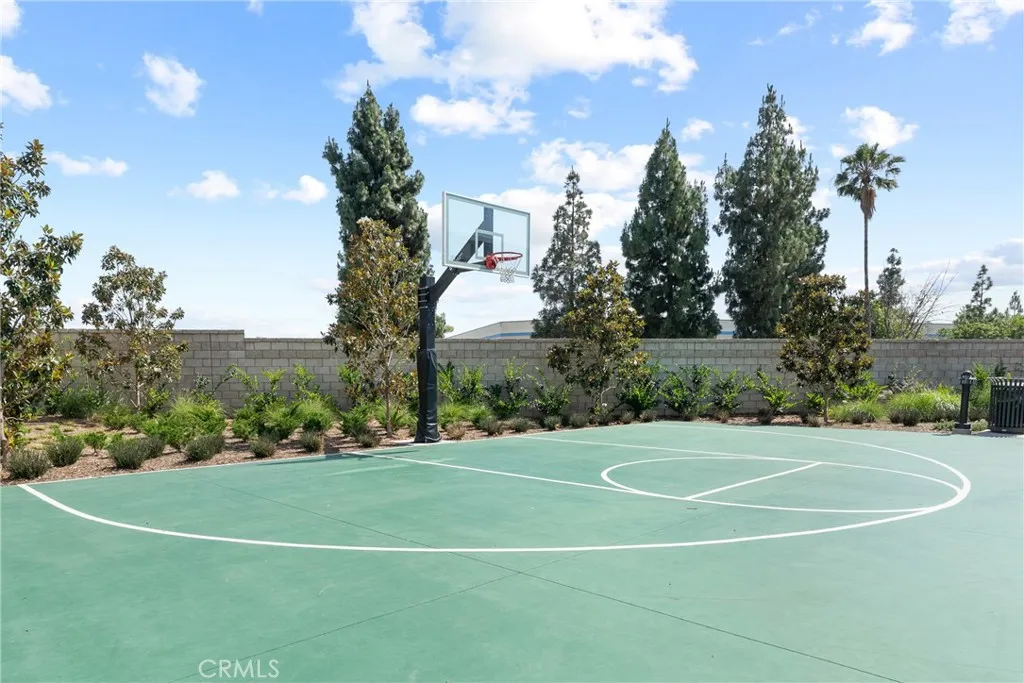 Half basketball court
