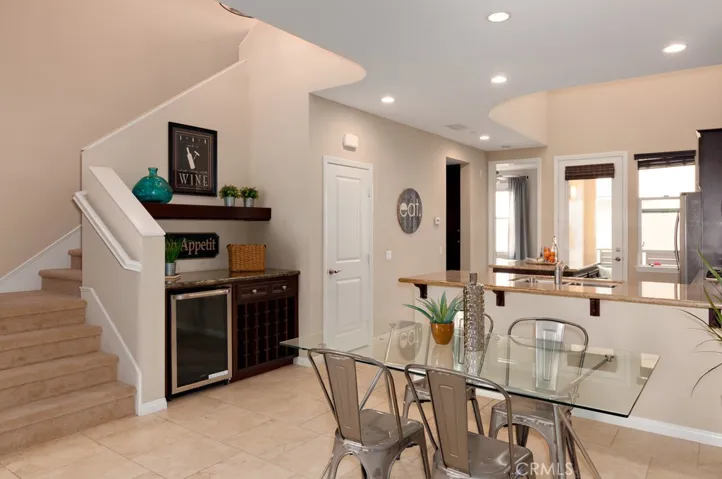 Elegant dining area perfectly positioned for intimate dinners or hosting family and friends.