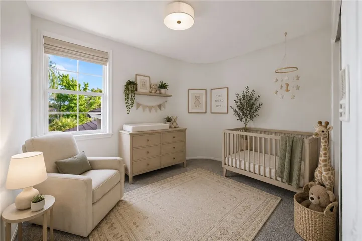 virtually staged 4th bedroom