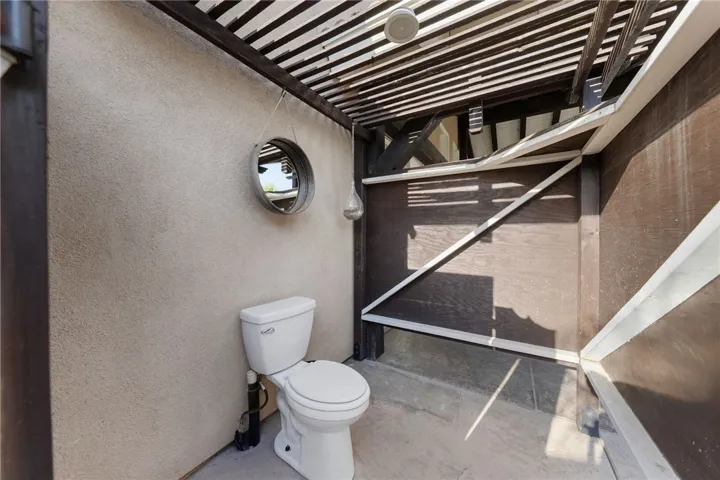Outdoor bathroom