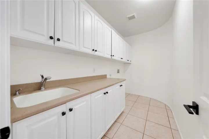 Downstairs laundry room