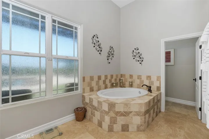 Primary bath soaking tub