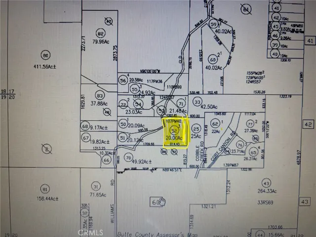Parcel Map Showing Location