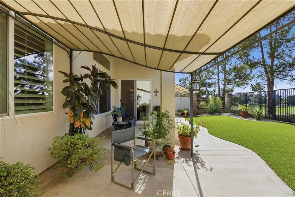 backyard covered area
