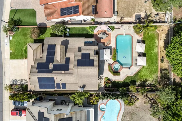 New solar panels are paid off, so enjoy using your central air.  Also, you will enjoy your pool and spa with peace of mind.
