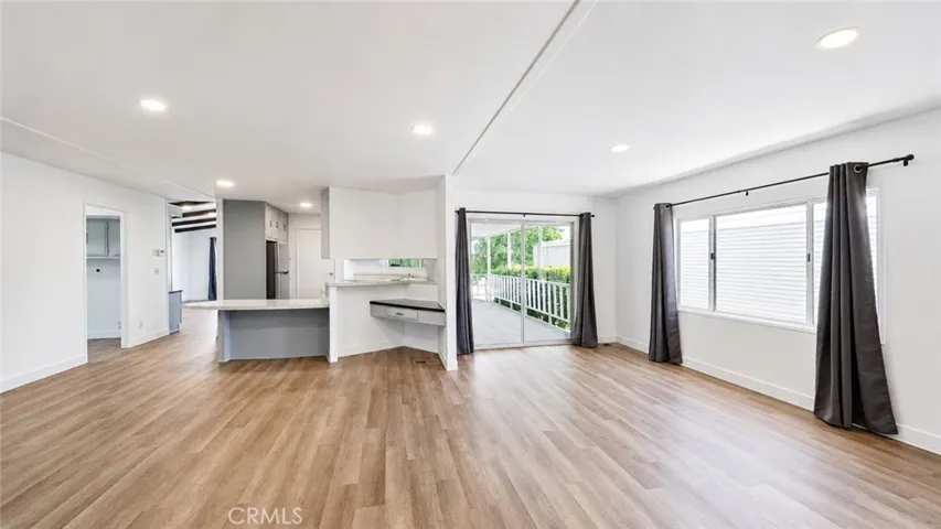 Family room view facing kitchen/front porch