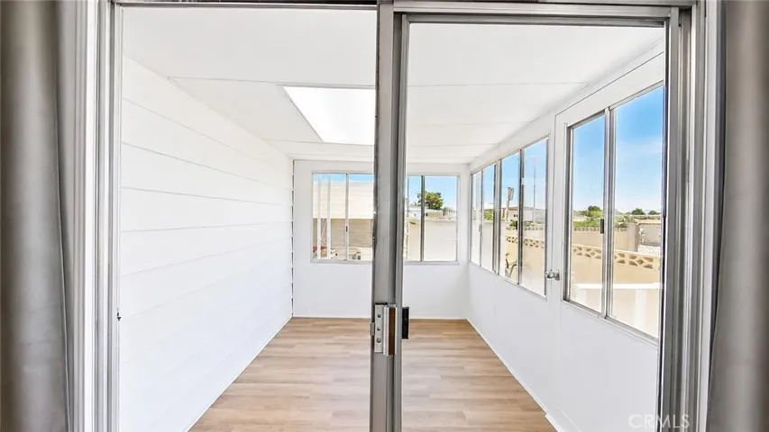 Enclose patio off main bedroom