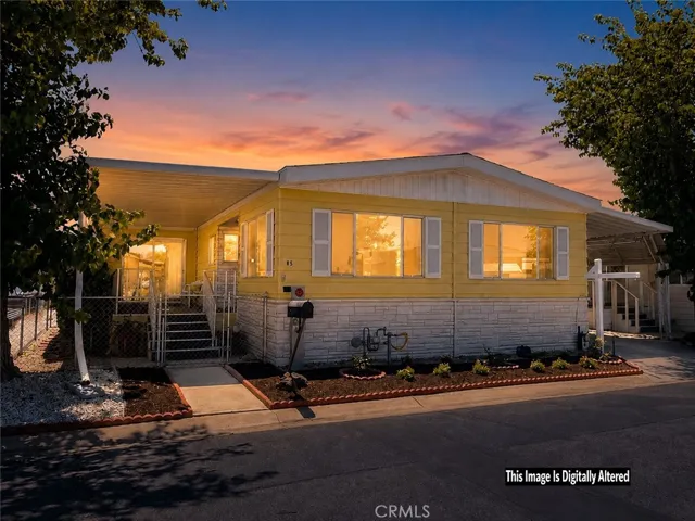 Front of home evening-digitally altered