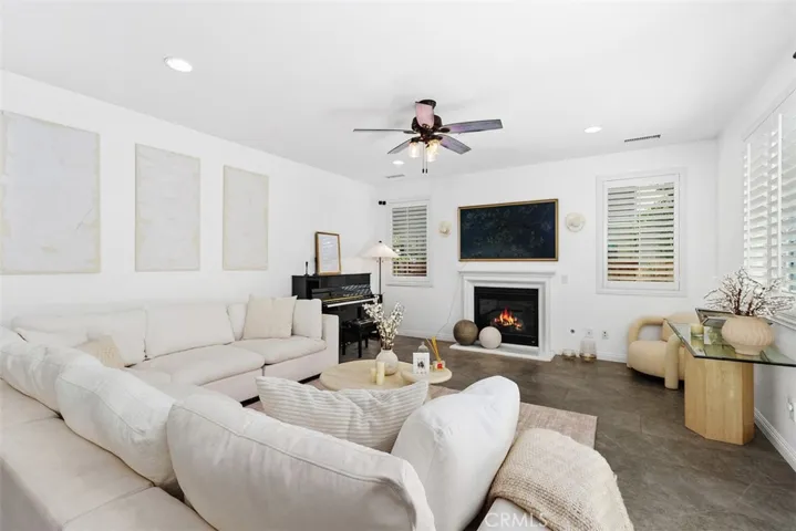 Digitally Enhanced Fireplace