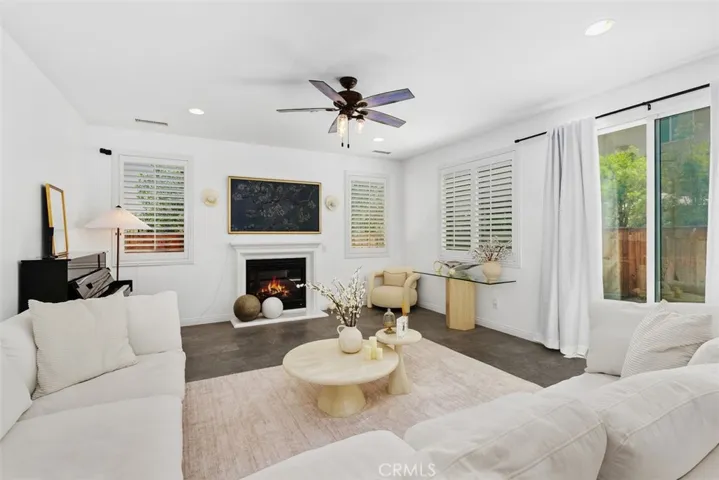 Digitally Enhanced Fireplace