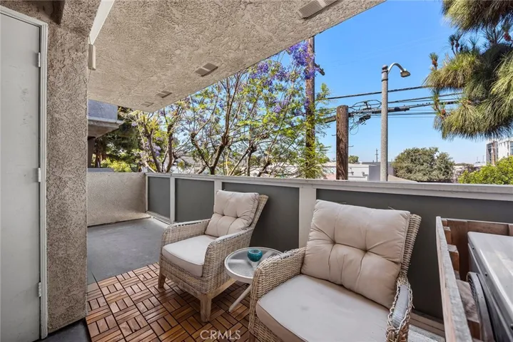 Spacious outdoor space on the private patio.