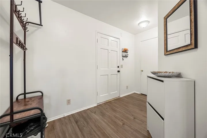 Spacious entry with coat closet nearby