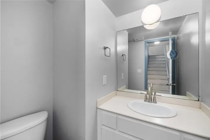 Convenient Half Bath Near Kitchen LR and Dining Ar