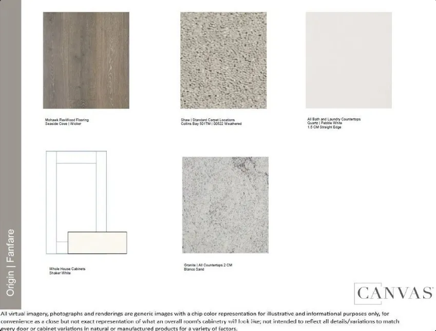 32718 Ventura Lane design selections! This home is currently under construction and selections are subject to change.
