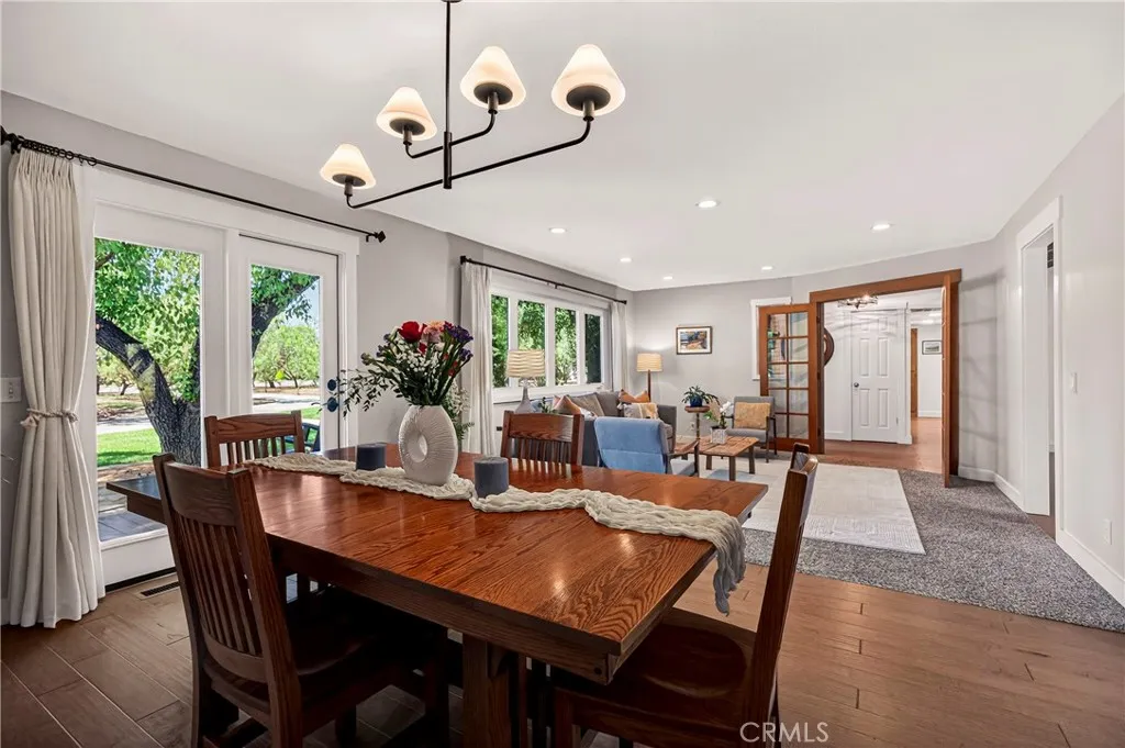 Dining room into Living Room