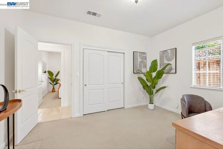 With mirrored closet!