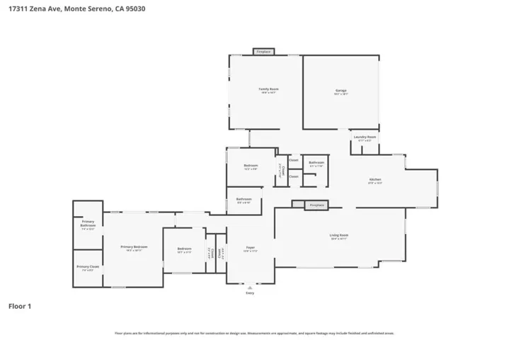 17311 Zena Avenue, Monte Sereno, California 95030