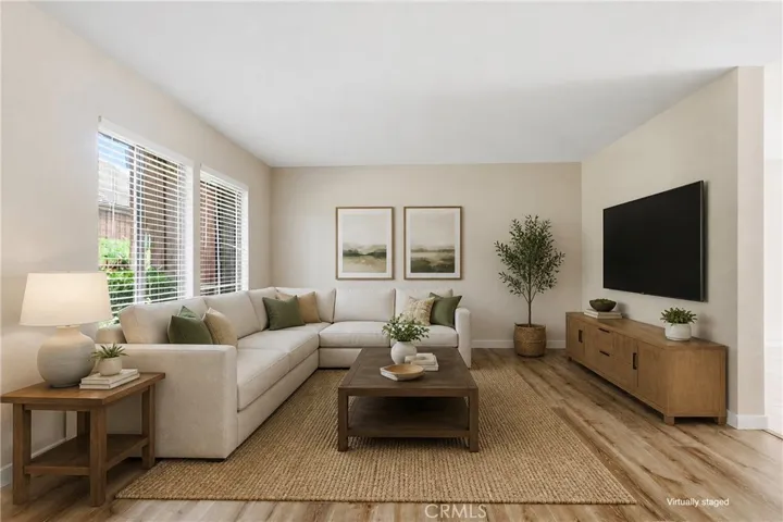 Virtually Staged Living Room