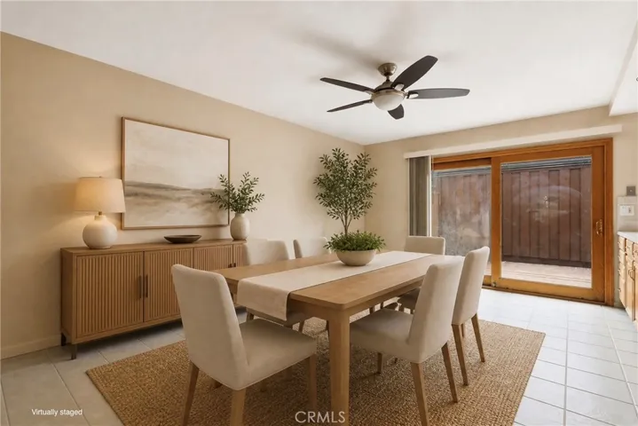 Vitually Staged kitchen area