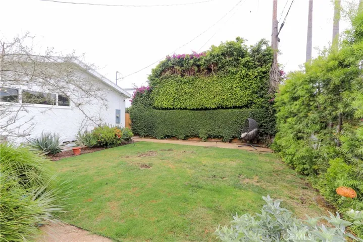 Large grassy rear yard