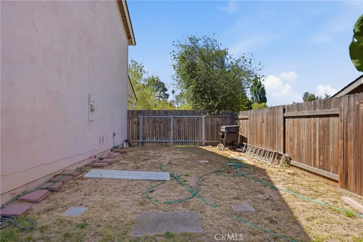 Side Yard With Gated RV Parking Area