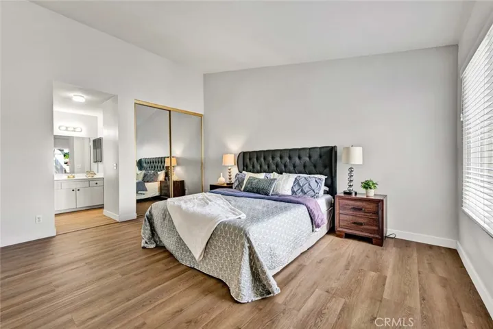 Downstairs primary bedroom with en-suite bathroom