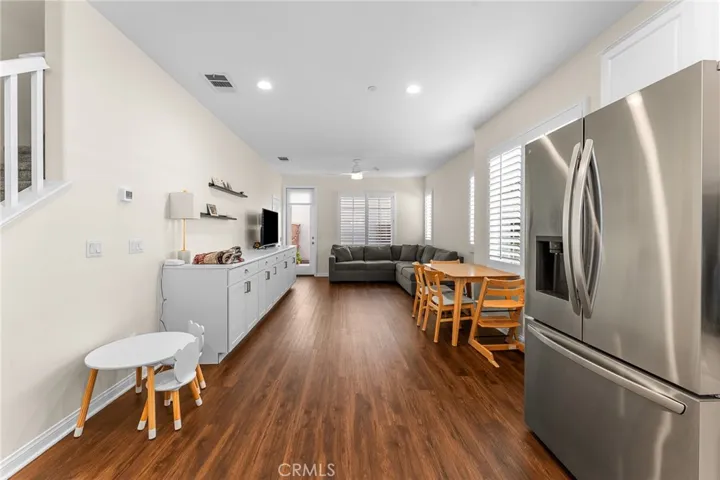Kitchen, Dining and Living