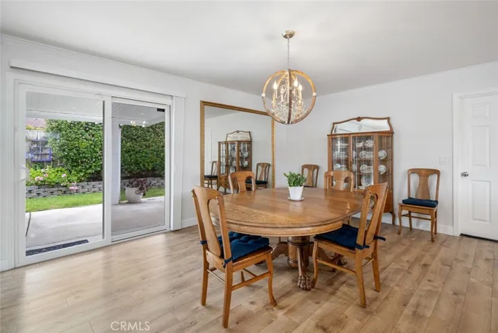 Sliding Door to Backyard from Living/Dining