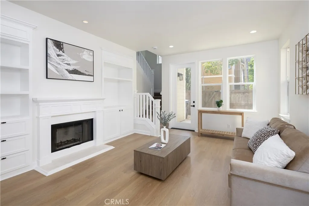 Living Room with Fireplace