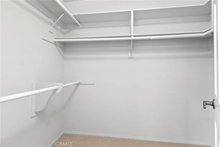 Primary closet