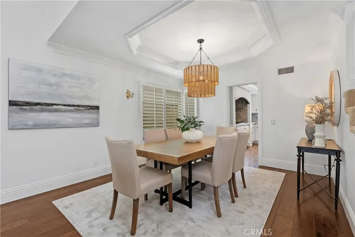Formal dining area
