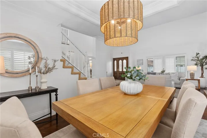 Formal dining area