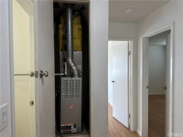 AC unit and hall way