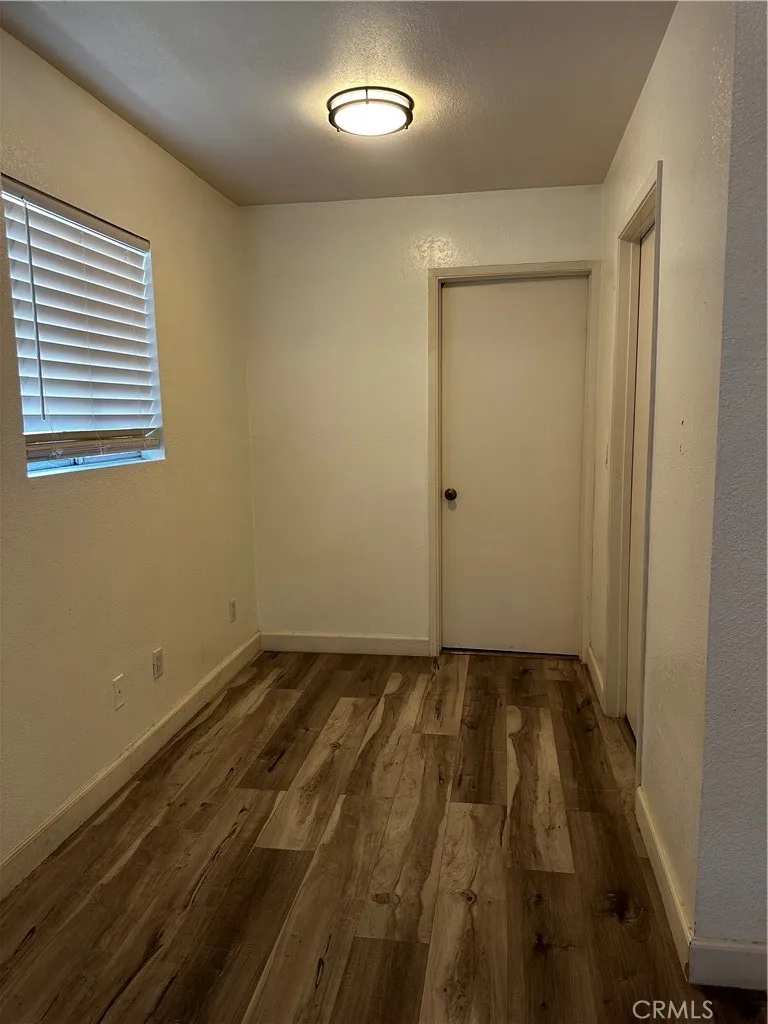 Door to bathroom