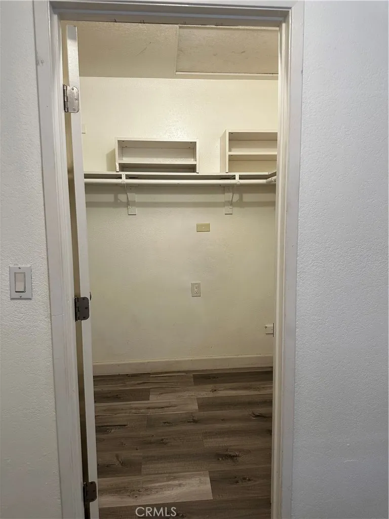 Large walk in closet