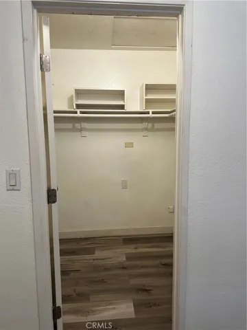 Large walk in closet