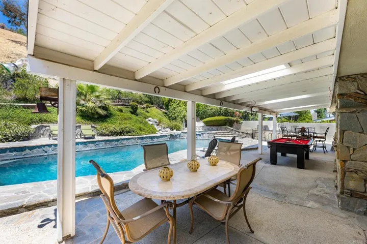 Covered patio